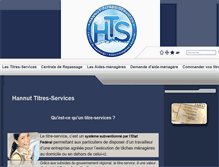 Tablet Screenshot of hannut-titres-services.com